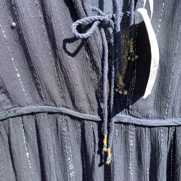 NWT Blue Boheme Maxi Dress Blue/Grey Size Small Medium - Picture 8 of 11